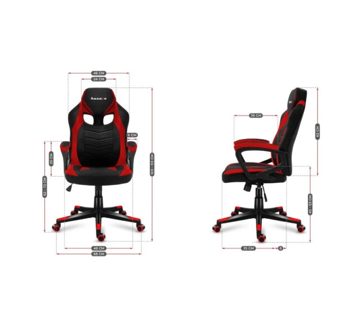 Herní židle Red Mesh model 21325930 - Huzaro Herní židle Red Mesh model 21325930 - Huzaro