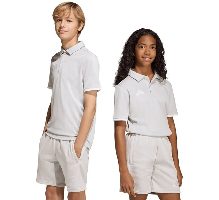 Detské tričko adidas Entrada 26 Polo light grey JZ6628