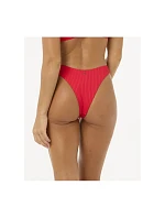 Plavky RIP CURL Premium Surf Hi Leg Skimpy, červené