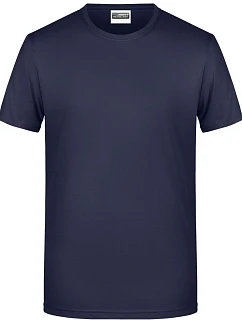 8008 Pánské tričko z bio bavlny model 22438078 navy - Daiber