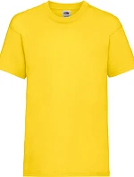 Fruit of the Loom Kids Valueweight T Detské tričko 16.1033 žlté