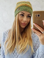 Fleecová čiapka Patrycja K254 green neon+green