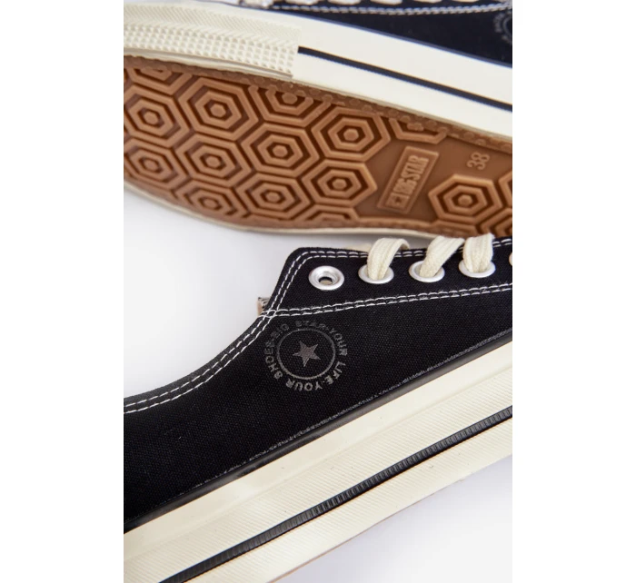 Nízké Dámské Tenisky Big Star model 21654809 Černé - Big Star Shoes Nízké Dámské Tenisky Big Star model 21654809 Černé - Big Star Shoes