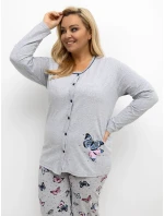 Piżama DU PI FP model 21766219 szary - FPrice Piżama DU PI FP model 21766219 szary - FPrice