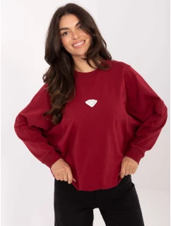 Bluza RV BL model 21334875 bordowy - FPrice