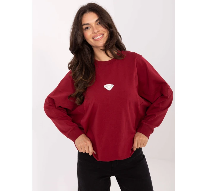 Bluza RV BL model 21334875 bordowy - FPrice