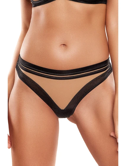 String Brasiliana V-10495 čierna - Axami