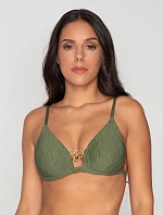 Vrchný diel plaviek - 93793 - Scarlet - khaki - Luna