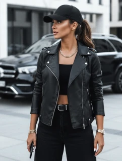 MODE MOSAIC dámska kožená bunda ramones black FashionStreet TY3893