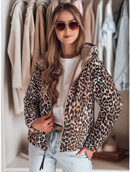 Dámská oboustranná přechodná bunda béžová Dstreet model 21986925 - FashionStreet