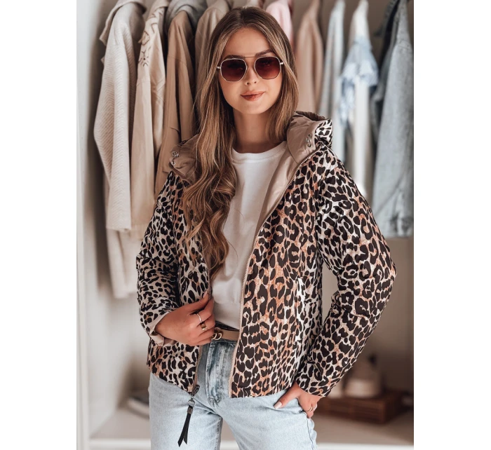Dámská oboustranná přechodná bunda béžová Dstreet model 21986925 - FashionStreet