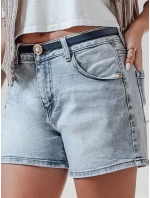 Dámské džínové šortky s páskem  modré Dstreet model 21987617 - FashionStreet