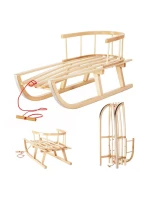 Klasické drevené sánky s opierkou GreenBlue GB136 Klasické drevené sánky s opierkou GreenBlue GB136