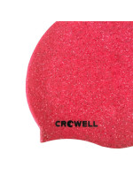 Crowell Recyklácia Silikónová plavecká čiapka Pearl pink.3