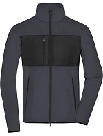 Daiber JN 1312 Pánska fleecová bunda 02.1312 carbon/black