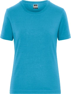 JN Dámské pracovní tričko z bio bavlny Solid 02. turquoise model 22531550 - Daiber