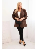 Dámská model 21486141 Plus Size hnědá - K-Fashion