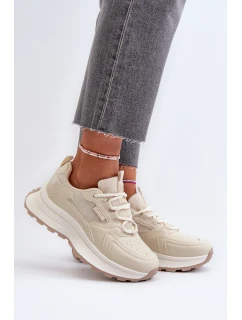 Sneakersy Damskie HI-POLY SYSTEM Big Star NN274A105 Beżowe
