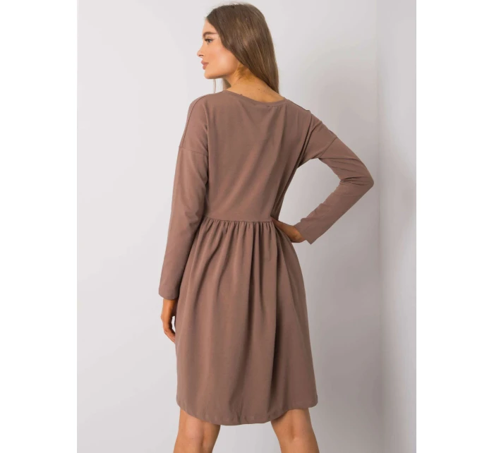 Šaty RV SK 5889.41P hnedá Šaty RV SK 5889.41P hnedá