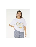 Dámske tričko RIP CURL Poolside Heritage Tee, biele Dámske tričko RIP CURL Poolside Heritage Tee, biele