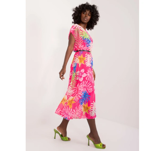 Šaty DHJ SK 8839 3.30 tmavoružová