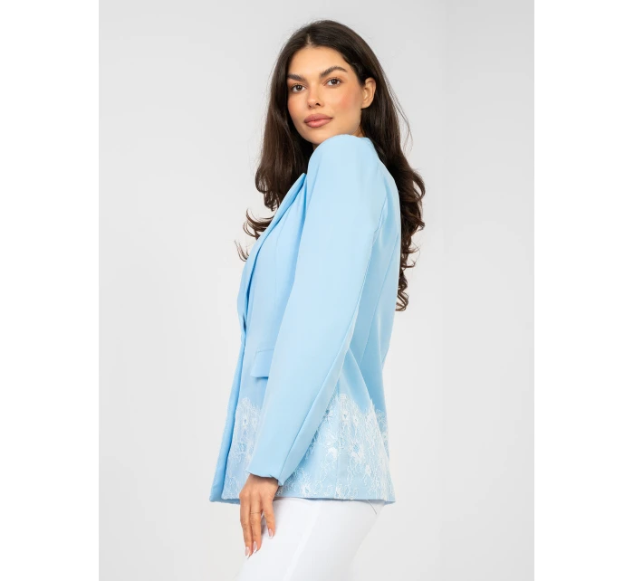 Marynarka IT MA model 22011369 jasny niebieski - FPrice Marynarka IT MA model 22011369 jasny niebieski - FPrice