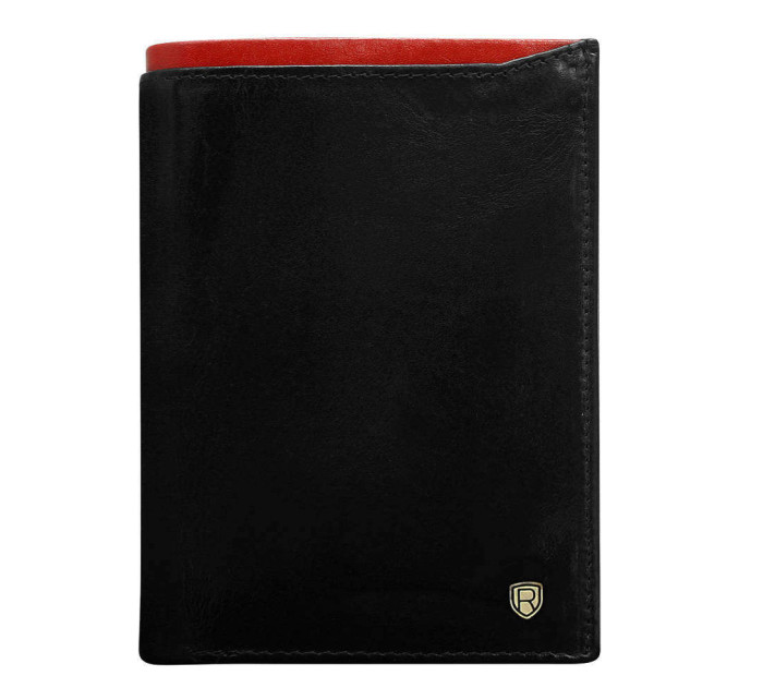 Pánske peňaženky Pánska kožená peňaženka N4 RVT 6870 Black