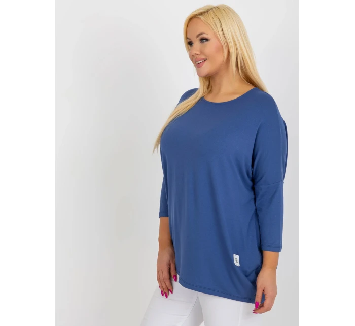 Bluzka RV BZ model 18522241 ciemny niebieski - FPrice Bluzka RV BZ model 18522241 ciemny niebieski - FPrice