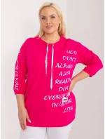 Bluzka RV BZ model 19658767 fuksjowy - FPrice Bluzka RV BZ model 19658767 fuksjowy - FPrice