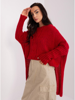 Jumper TW SW BI 559.45 tmavo červená