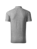 model 20632075 plain polokošile pánská tmavě šedý melír - MALFINI, a.s. model 20632075 plain polokošile pánská tmavě šedý melír - MALFINI, a.s.