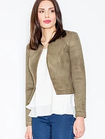 Dámska bunda M456 olivová - Figl