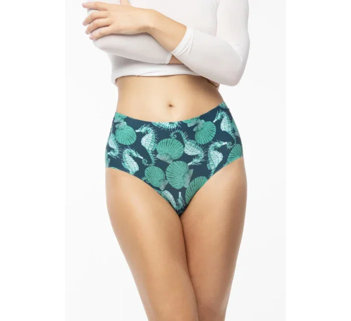 Sea Story Jednoduché maxi nohavičky zelené - Julimex Sea Story Jednoduché maxi nohavičky zelené - Julimex