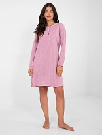 DU KN nočná košeľa FP 105.36 tmavoružová