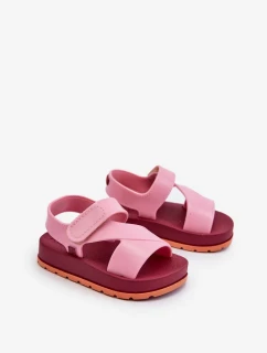 Detské sandále na suchý zips Scented ZAXY Pink