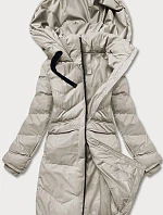 Ľahká dámska zimná bunda (5m735-62) béžová - Goodlooking