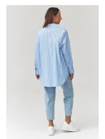 Košeľa s dlhým rukávom model 223361 Makadamia