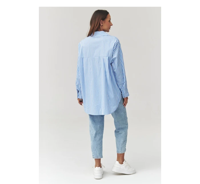 Košeľa s dlhým rukávom model 223361 Makadamia