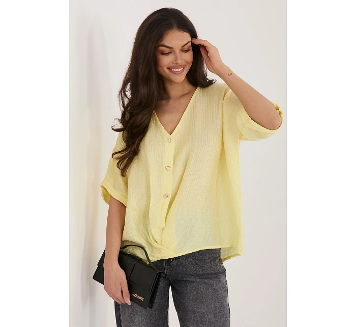 Košeľa s krátkym rukávom model 226472 Taliansko Moda