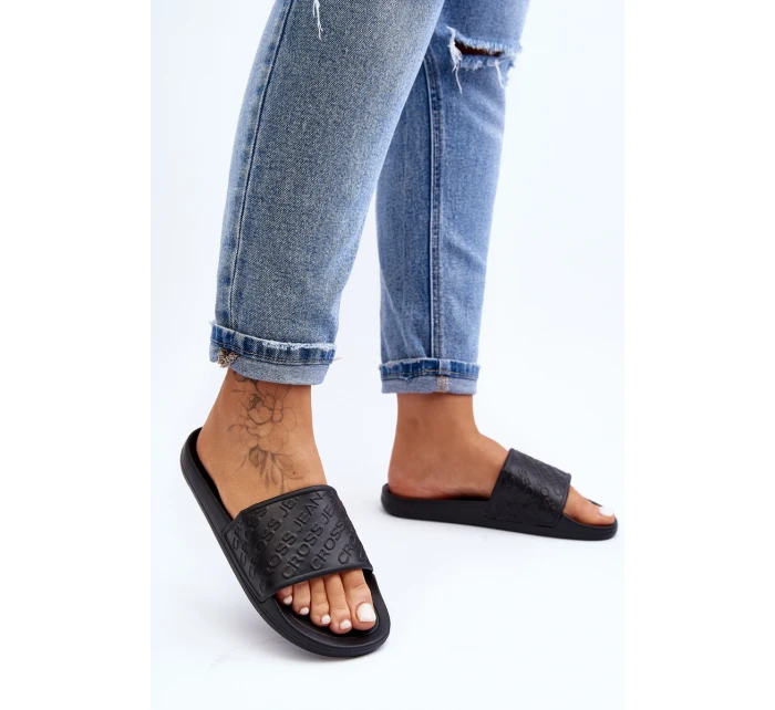 Dámské žabky model 21644120 Černé - Cross Jeans