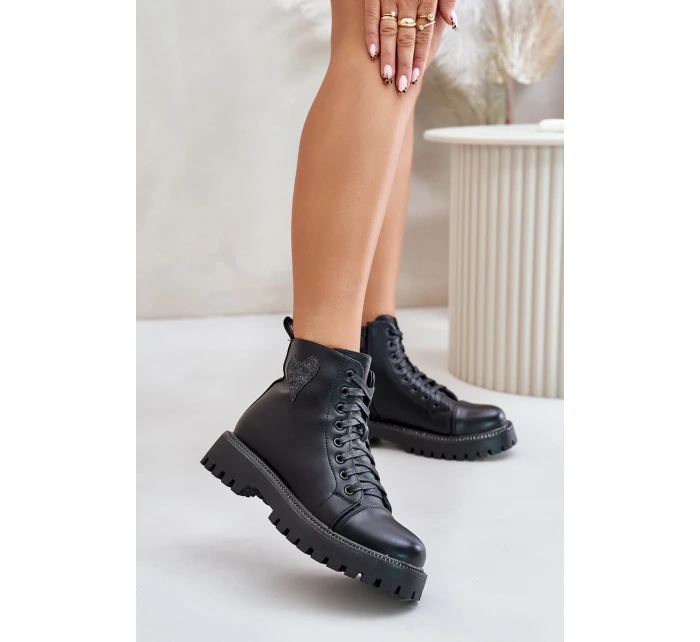 Boty Na Zip S Dekorativním Černé model 21671148 - Boto Boty Na Zip S Dekorativním Černé model 21671148 - Boto