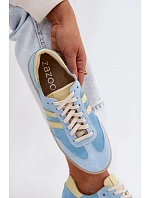 Zazoo N1068 Semišové Nízké Damské Tenisky Modré