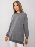Bluza RV TU model 22400529 ciemny szary - FPrice Bluza RV TU model 22400529 ciemny szary - FPrice