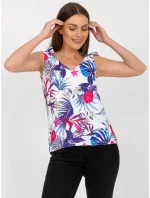 Dámsky top WN TP 1482 4.67 biely a tmavomodrý Dámsky top WN TP 1482 4.67 biely a tmavomodrý