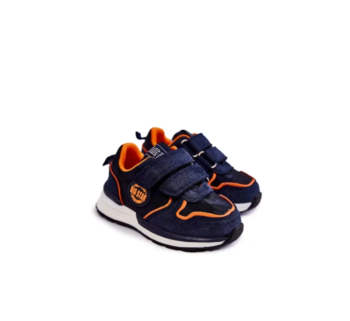 Dětská sportovní obuv na suchý zip Memory Foam System Big Star KK374183 Námořnická modrá Dětská sportovní obuv na suchý zip Memory Foam System Big Star KK374183 Námořnická modrá