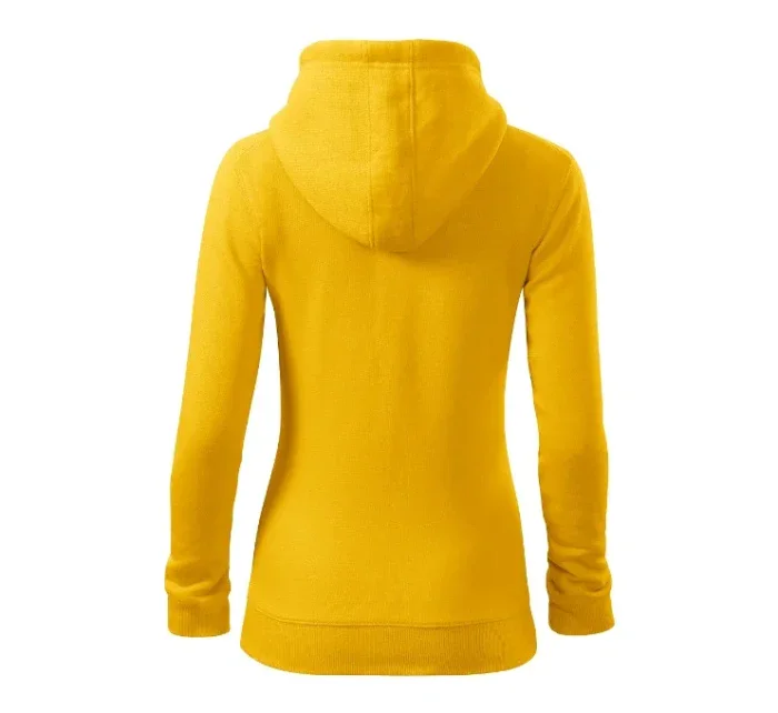 Trendy Zipper mikina dámská žlutá
