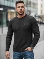 Pánsky tmavosivý sveter FashionStreet WX1990