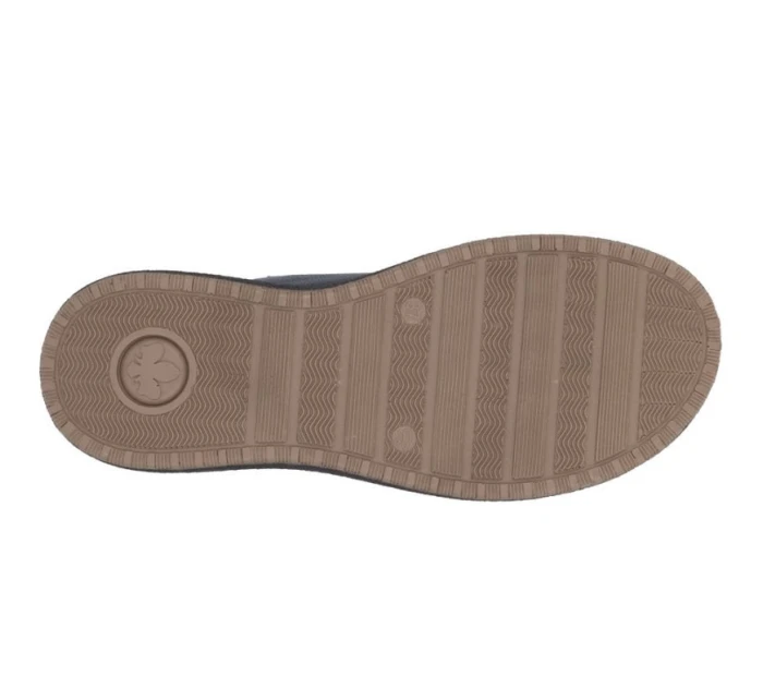 Černé dámské kožené polobotky model 21960277 - Rieker Černé dámské kožené polobotky model 21960277 - Rieker