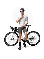 Cyklistický dres Diamond s krátkým rukávem velikost  bílý model 22114119 - Rockbros