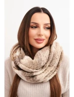 Dámský pletený  šál na  béžový model 21881297 - K-Fashion